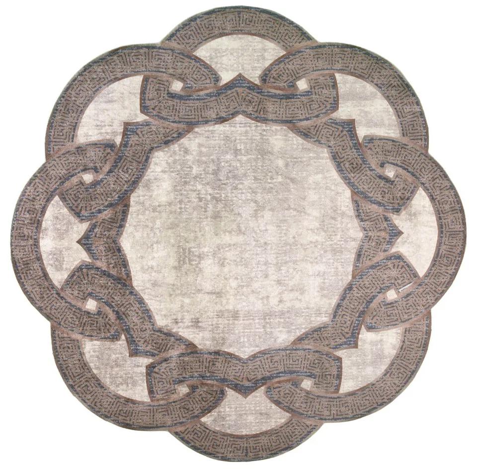 Béžový okrúhly koberec ø 80 cm - Vitaus
