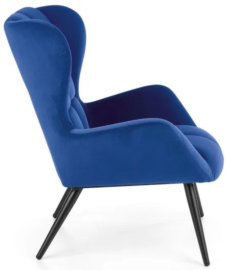 Kreslo CHATEU tmavomodré