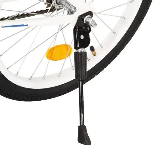 vidaXL Detský bicykel modrý a biely 18 palcový-
