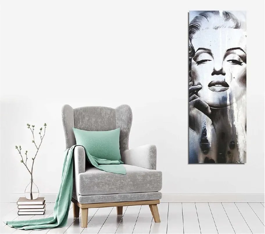 Nástenný obraz na plátne Marilyn, 30 × 80 cm