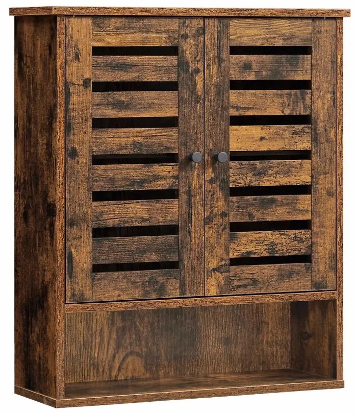 Závesná Kúpeľňová Skrinka Foggia Rustic Brown