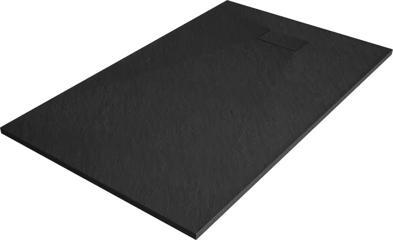 Mexen Hugo, SMC obdĺžniková sprchová vanička 150 x 90 cm, čierna matná, 42709015