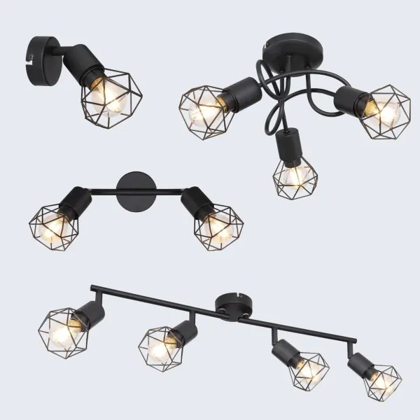 Brilagi - Bodové svietidlo CAGE 2xE14/40W/230V