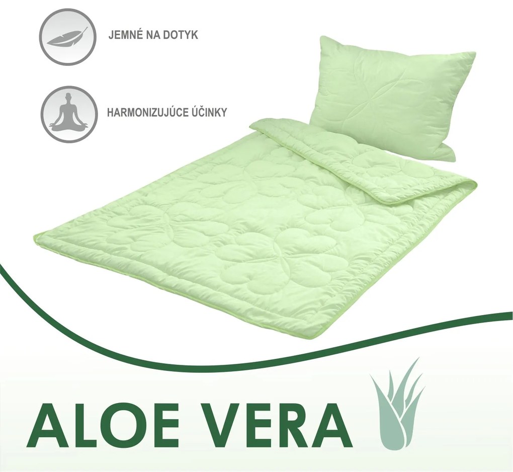 Áčko a.s. Ružomberok Vankúš ALOE VERA GREEN, Vyberte rozmer 50 x 70 cm