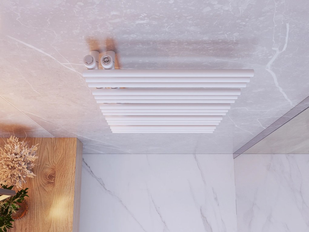 Gamma Erga Aquatic, vykurovacie teleso 900x500 mm, 400W, biela, ERG-LAV-AQUA-9050-WH