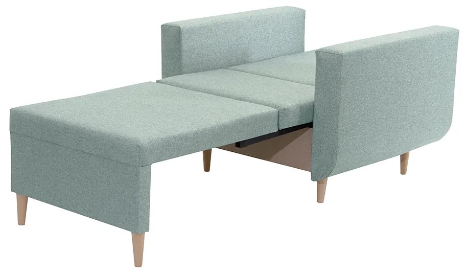 Rozkladacie kreslo/pohovka DORIS 1 Mentolová