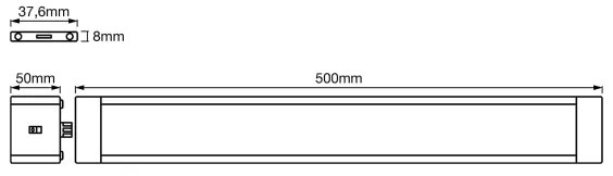 Ledvance - SADA 2x LED Stmievateľné podlinkové svietidlo so senzorom LED/18W/230V