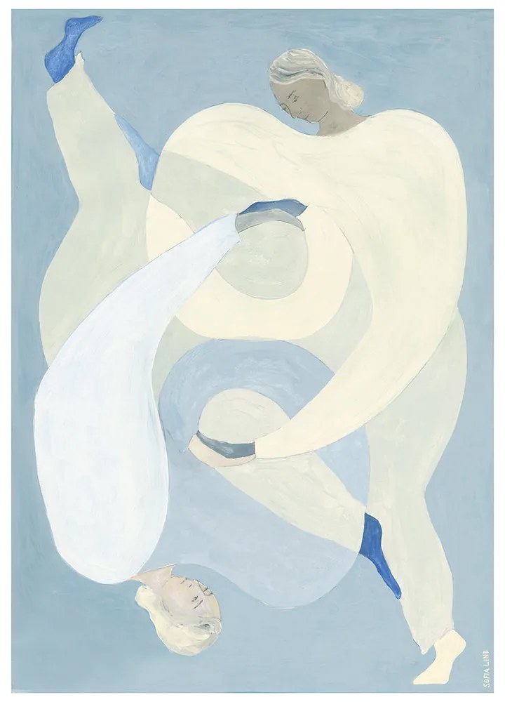The Poster Club Plagát Hold You Blue by Sofia Lind A5 (mini)