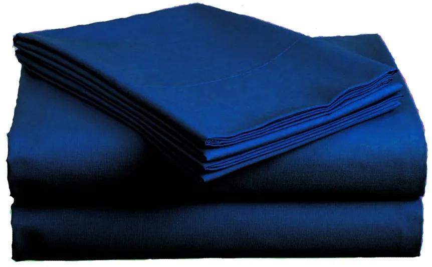 Bavlnená plachta tmavo modrá 140x240 cm