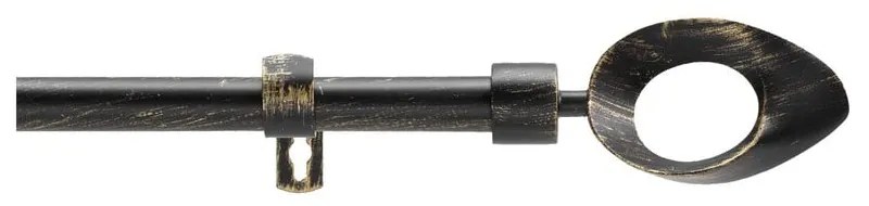 Kovová roztiahnuteľná garniža 120 - 210 cm Ovalon – douceur d'intérieur