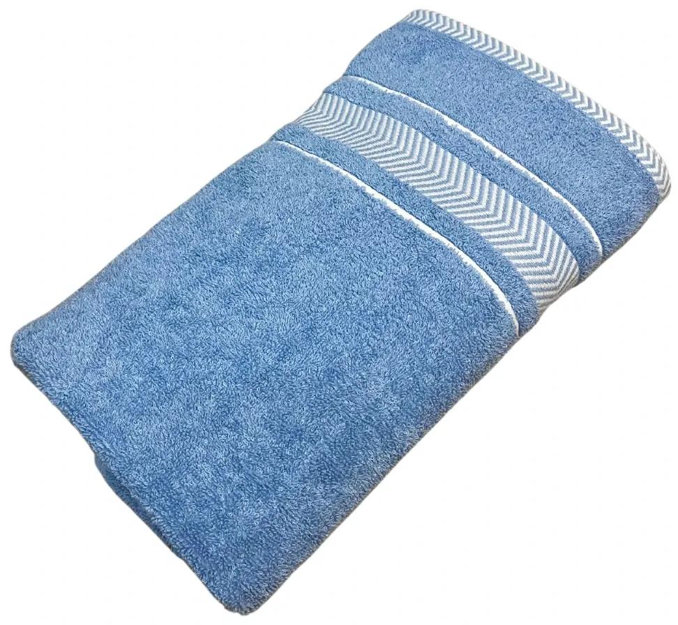 Froté uterák deluxe Monako modrý 50x90cm TiaHome