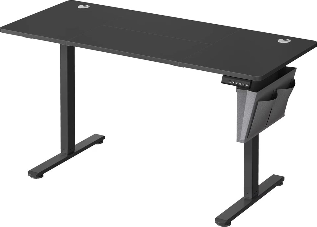 Elektricky nastaviteľný písací stôl Vasagle Foral 140 cm čierny