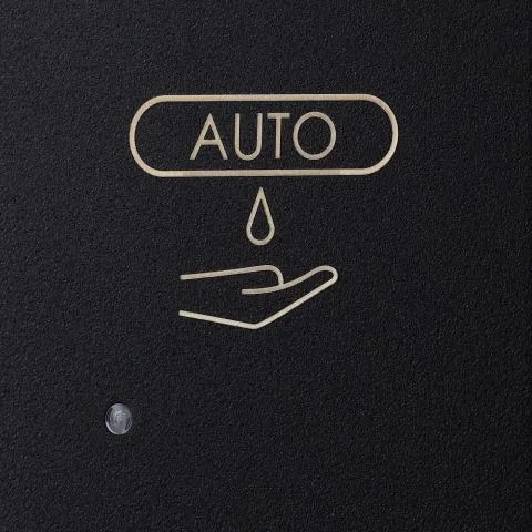 Automatický dávkovač penového mydla Stella Automatic Slim, čierna