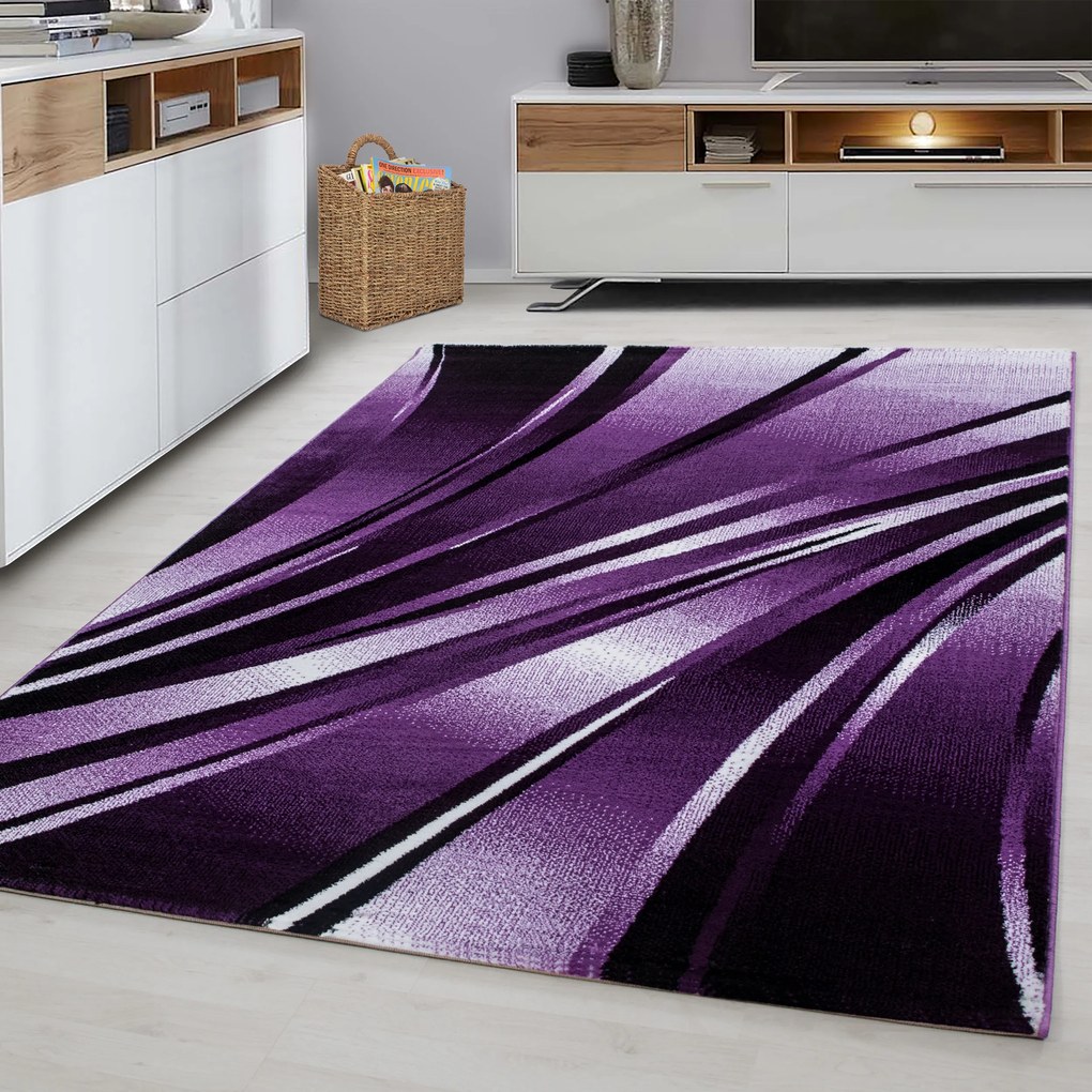 Ayyildiz, Kusový koberec Parma 9210 lila, 200x290, fialová, chodba / predsieň