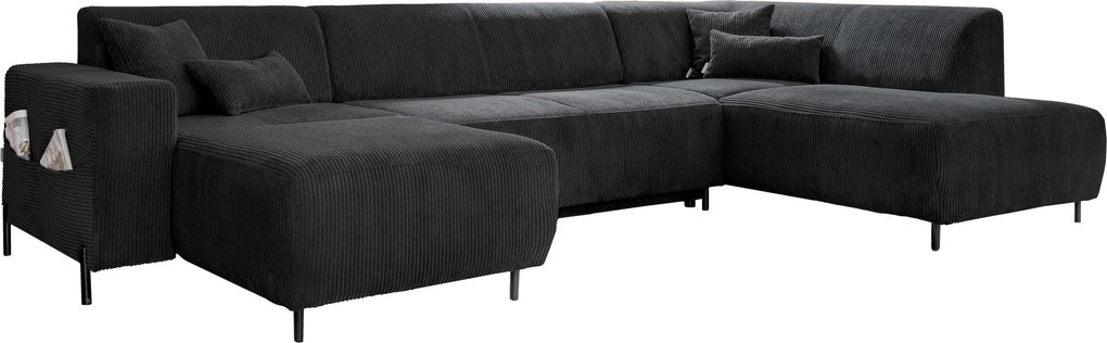 XXXLutz SEDACIA SÚPRAVA, textil, tmavosivá MID.YOU - Sedačky - 001454003127