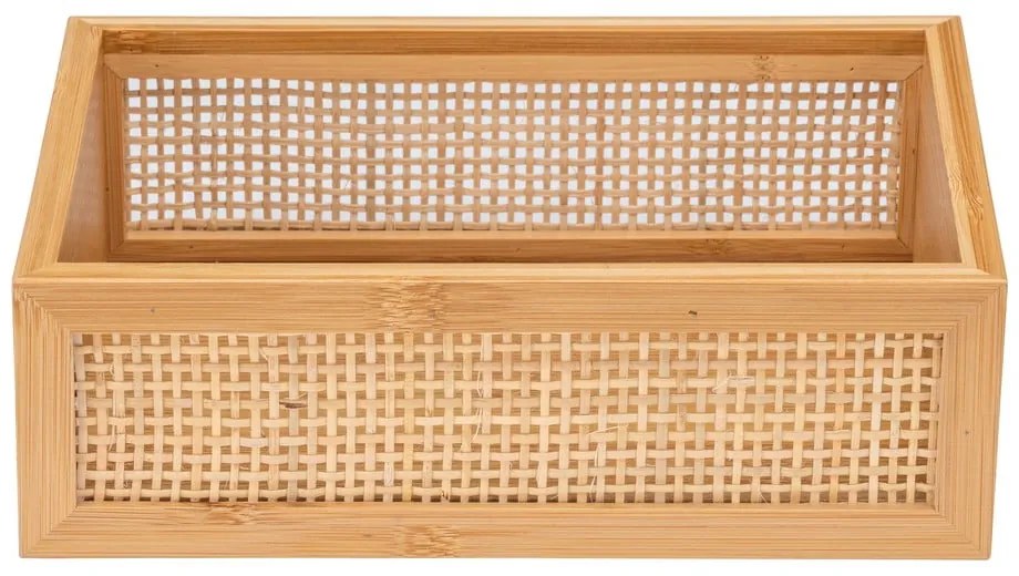 Bambusový kúpeľňový organizér Wenko Allegre, 22 x 7 cm