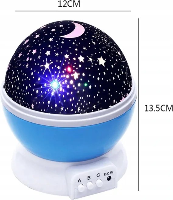 BERGE LED nočný projektor - viac variant