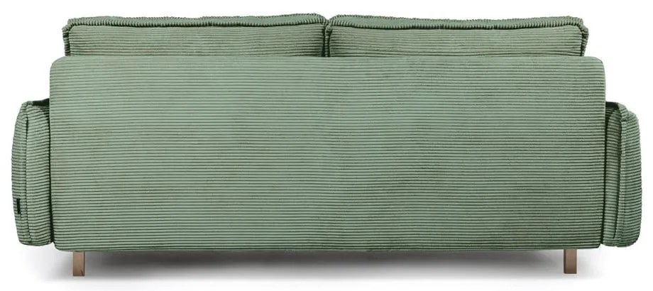 Svetlozelená menčestrová rozkladacia pohovka 218 cm Tori – Bonami Selection