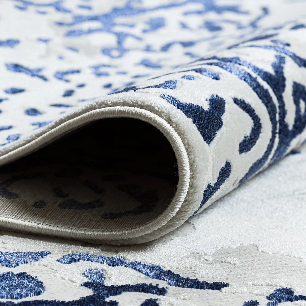 Kusový koberec Allure 1961 white/blue, 140x190, modrá, kancelária, Dywany Łuszczów