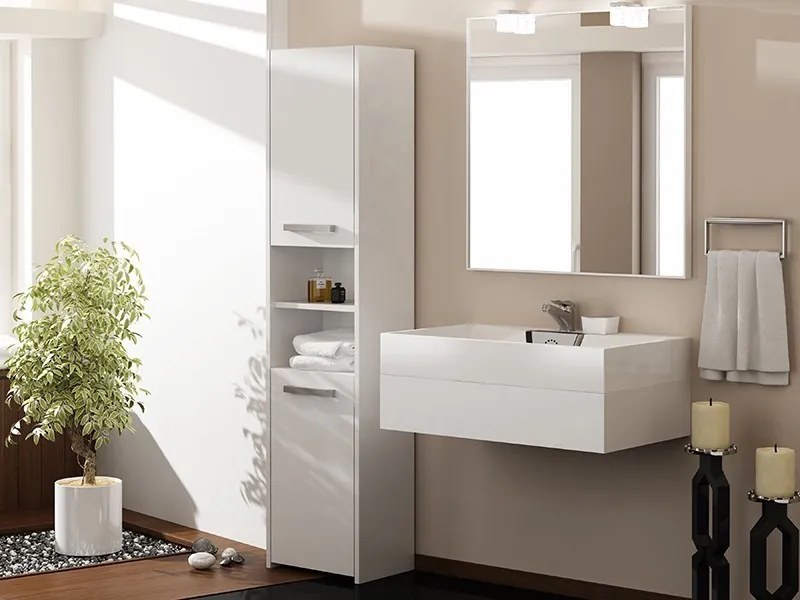 Kúpeľňová skrinka S40 biela