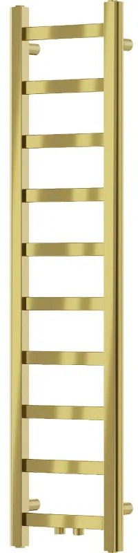 Mexen, kúpeľňový radiátor Mexen Bolt 1200 x 300 mm, 189 W, zlatý - W126-1200-300-00-50