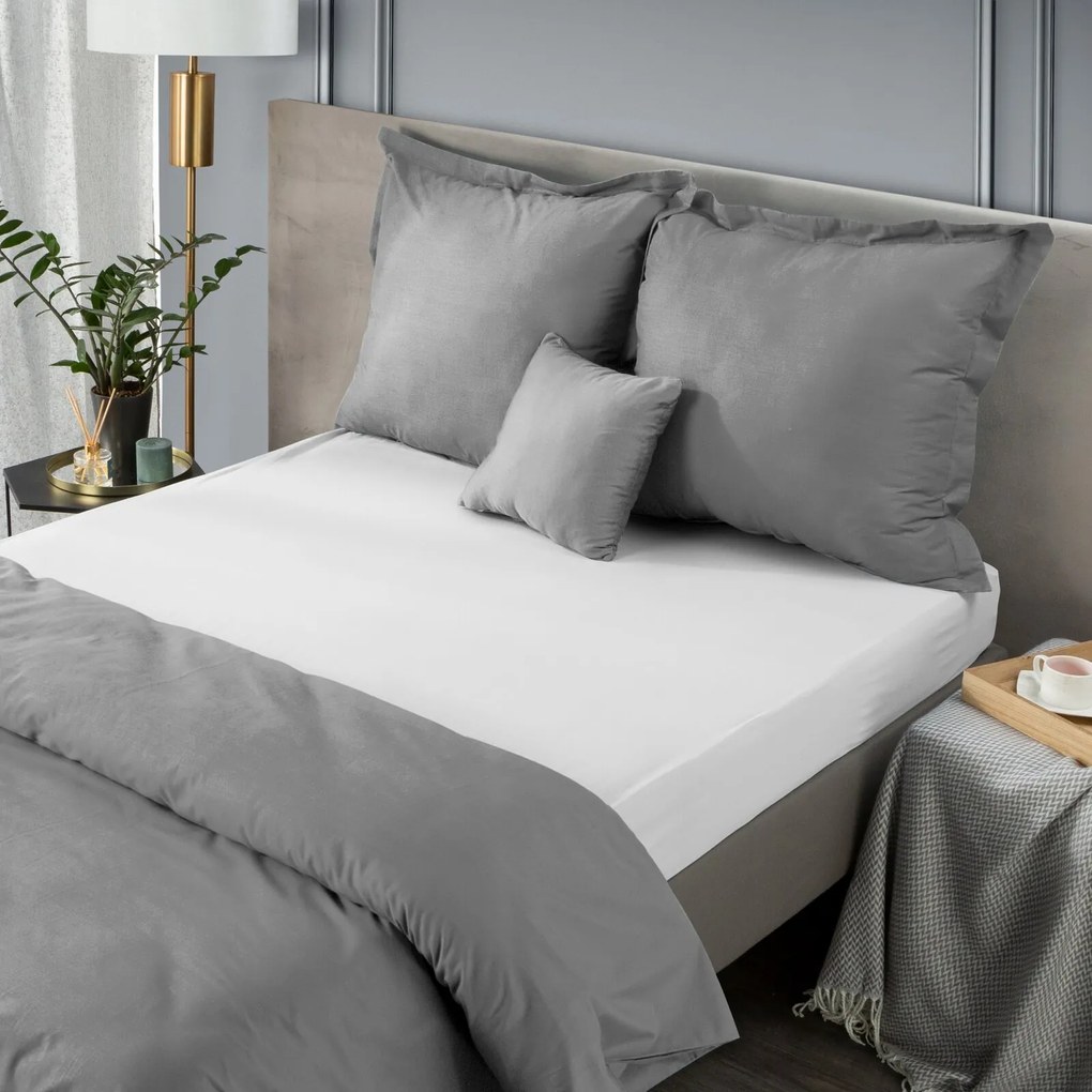 MAKOSATÉNOVÉ PRESTIERADLO NOVA 160X210 CM BIELE