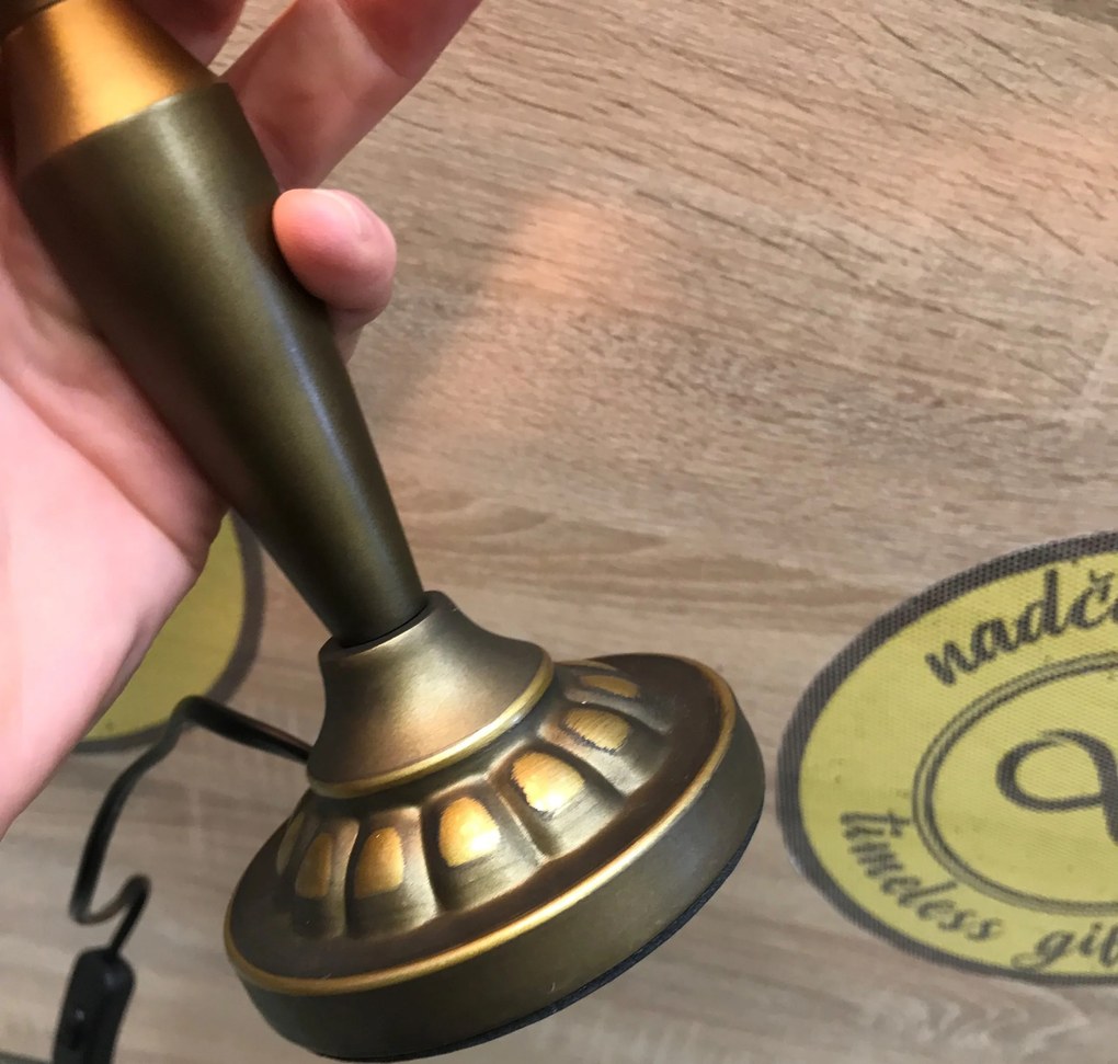 Tiffany lampa na nočný stolík vitráž Prezent 91 32*16