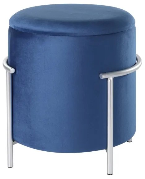 Eglo 424137 - Taburet MASHIKE 46x41 cm modrá/chróm