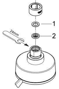 GROHE 27591001 - Sprchová hlavica TEMPESTA COSMOPOLITAN 100, 100 mm, lesklý chróm
