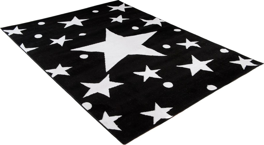 TA Koberec C440A ČIERNA/BIELA BALI PP Rozmer: 250x350 cm