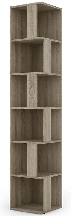 Regál na knihy Tower dub sonoma