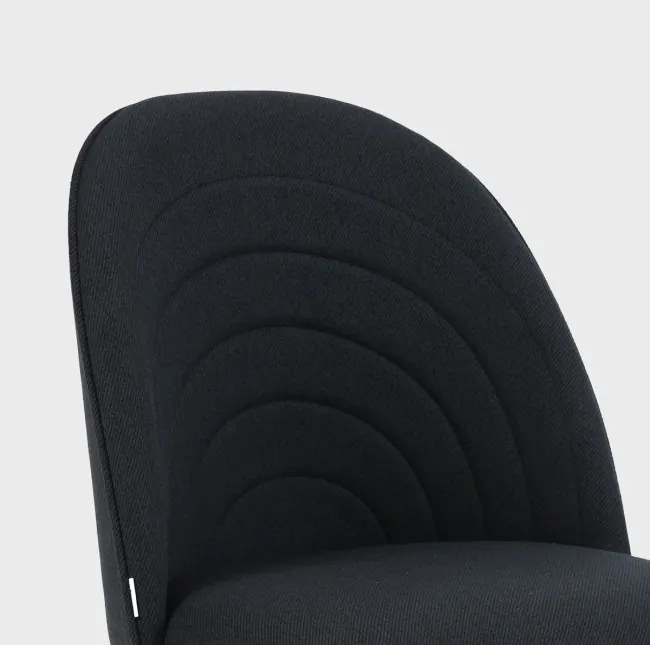 Jedálenská stolička LUDI čierna 738180