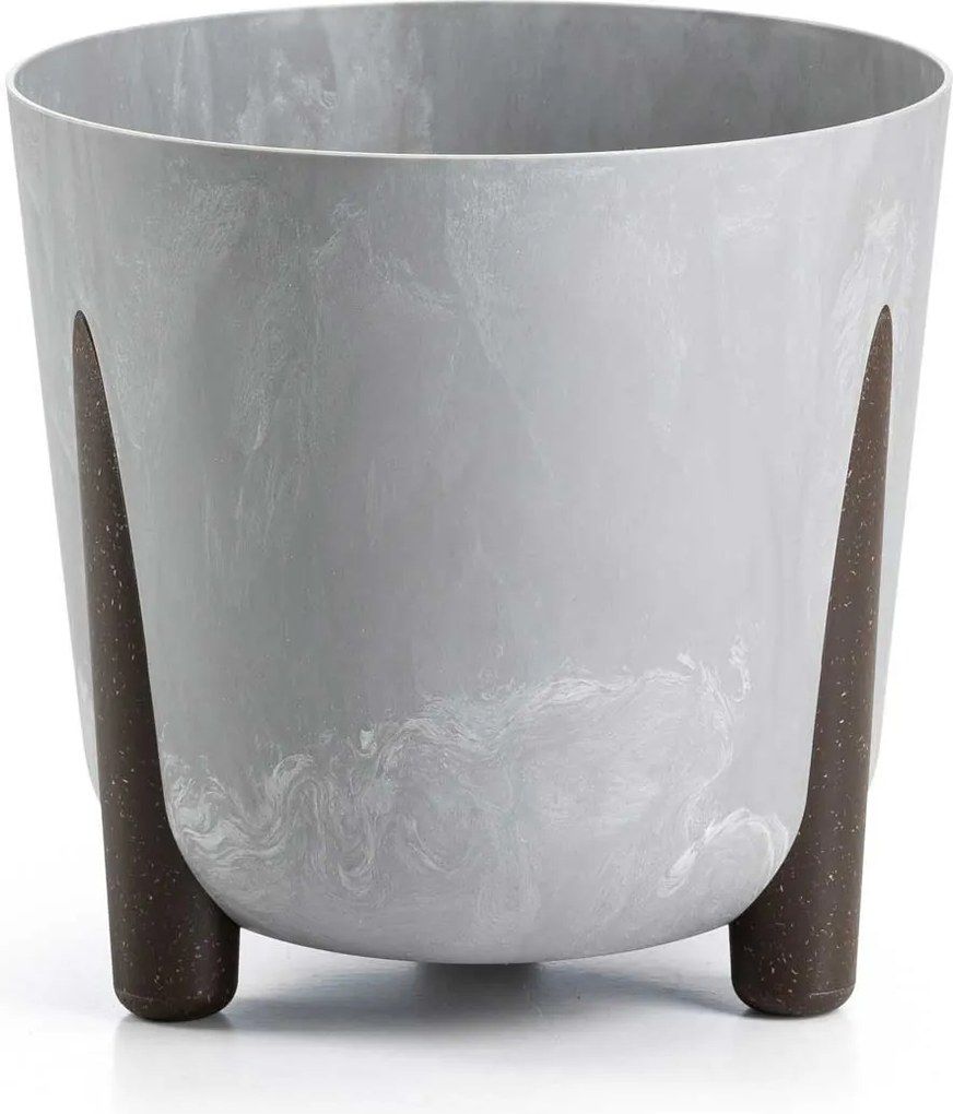 Květináč MOSS ECO 25,5x25,3 cm šedý beton