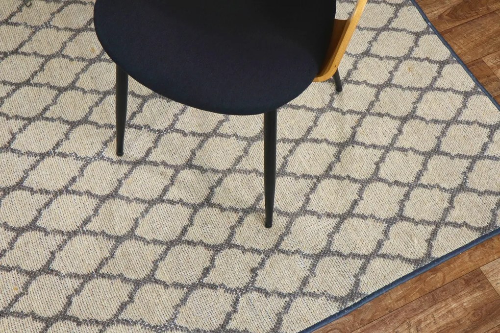 Mujkoberec Original, Ručne tkaný voňavý kusový koberec Vetiver 03, 120x170, béžová, exteriér