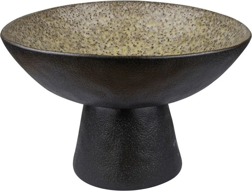 Čierna/béžová kameninová misa ø 31,5 cm By Hand – Mette Ditmer Denmark