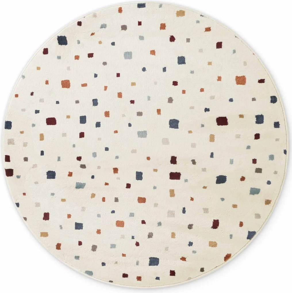 Hanse Home, Detský koberec Adventures 106419 Cream Multicolor kruh, 160x160 (priemer) kruh, viacfarebná, detská izba