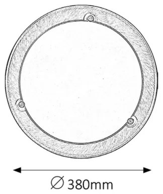 Rabalux 5233 - Stropné svietidlo UFO 2xE27/60W/230V