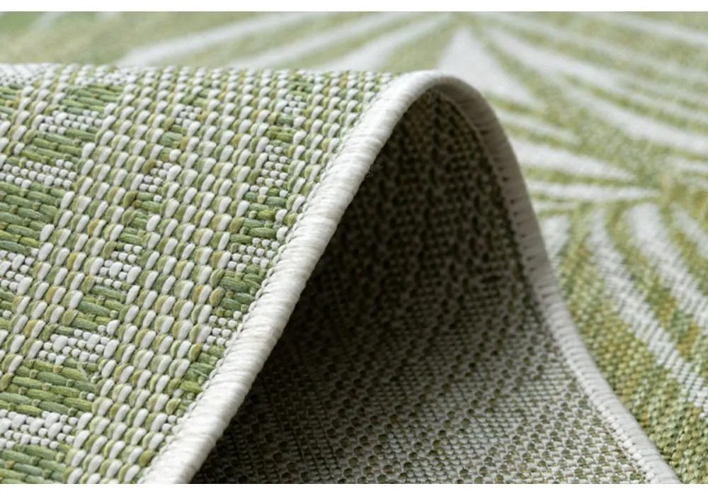 Kusový koberec Palmové listy zelený atyp 80x250cm
