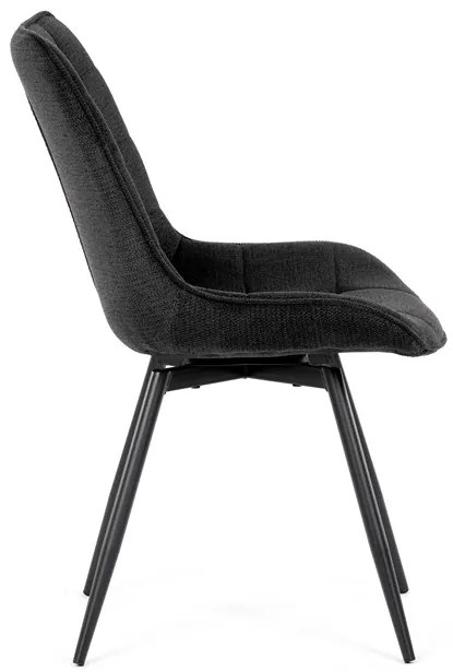 Autronic BONTEC Jedálenská stolička, čierna, látka, HC-T1130 BK2 Farba: Čierna