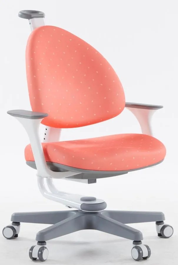 AMADEUS Detská rastúca stolička KLÁRA II červená lososová