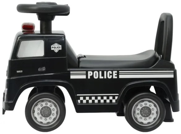 Odrážadlo Mercedes-Benz Actros policajné auto čierne