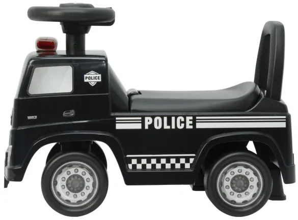 Odrážadlo Mercedes-Benz Actros policajné auto čierne