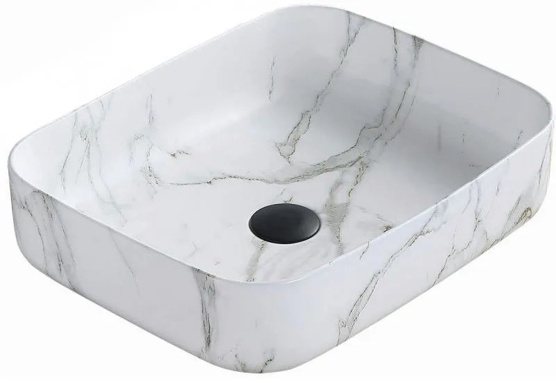 Mexen CARLA umývadlo, 50x39 CM, mramor, 21555092