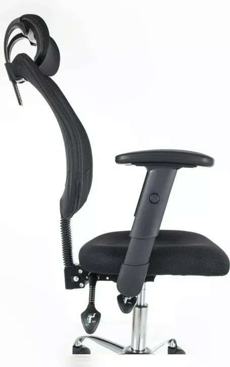 Čierne kancelárske kreslo FLEXISEAT Q-118RC