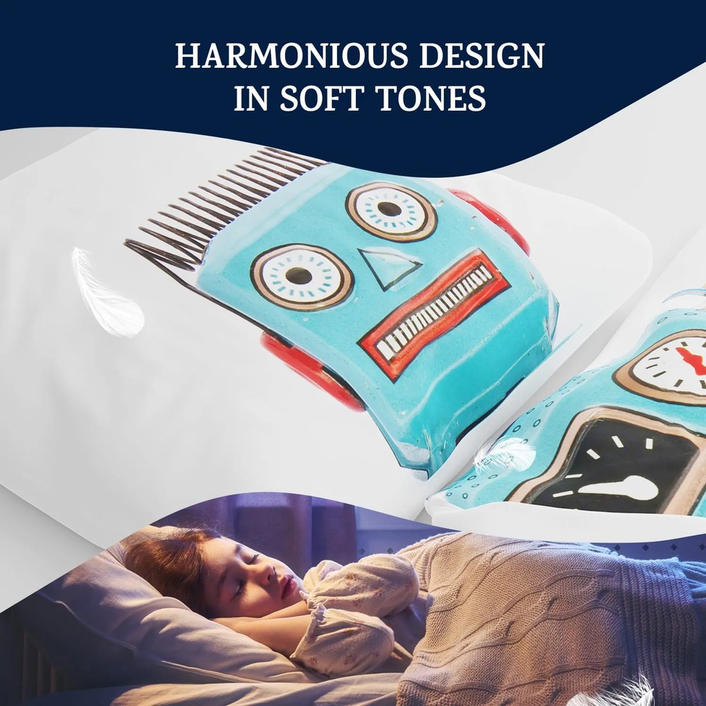 sleepwise, Soft Wonder Kids-Edition, posteľná bielizeň, 100 x 135 cm, 40 x 60 cm, priedušná, mikrovlákno