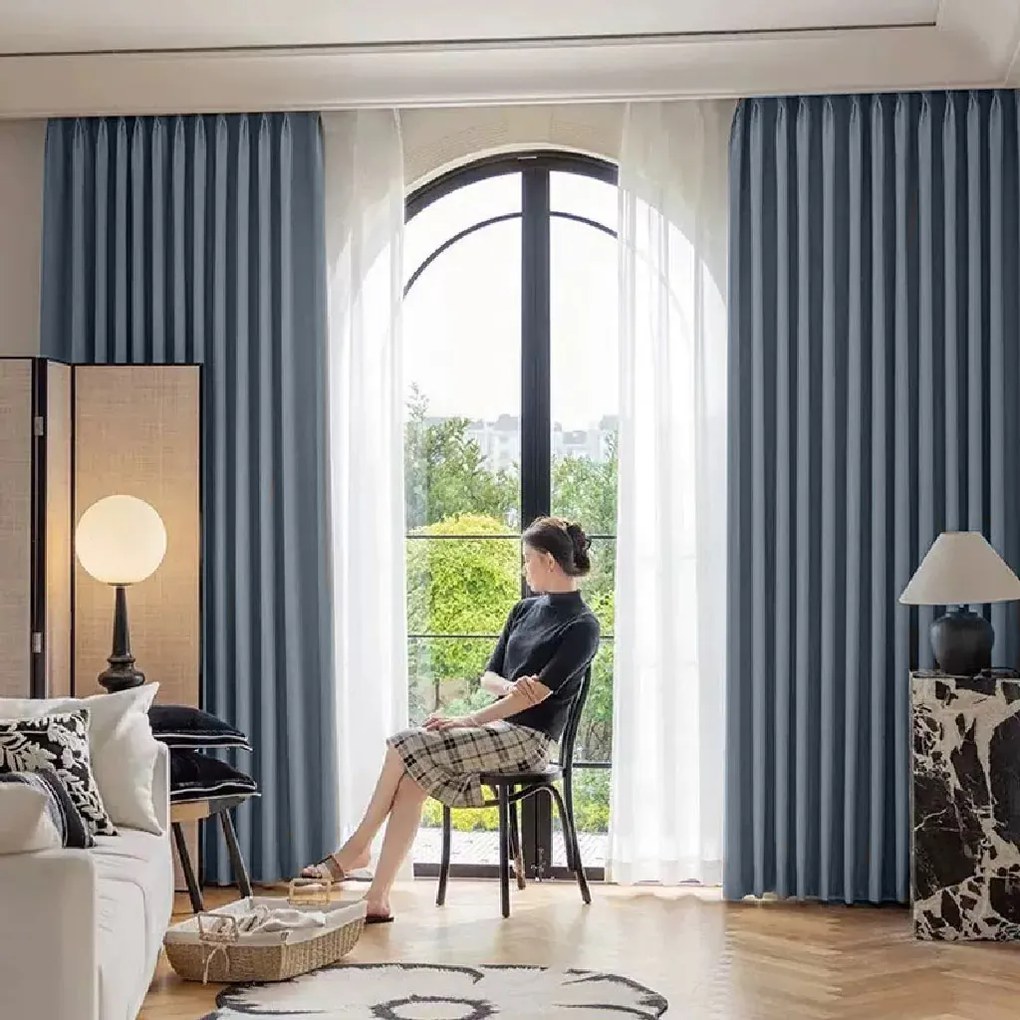 ARÔME HOME Zatemňovací záves, tmavo sivý