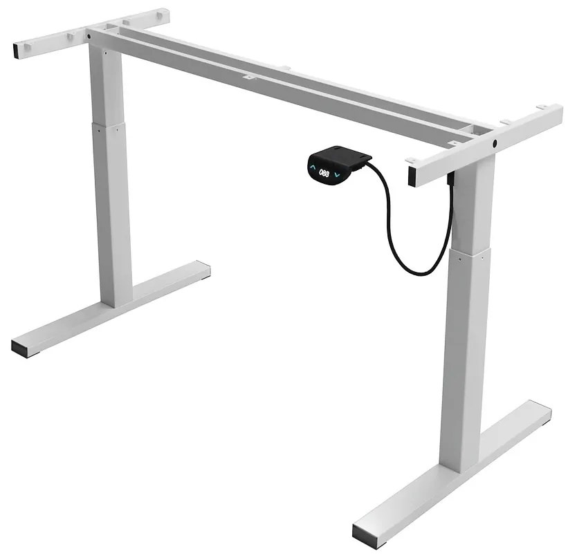Herný stôl BR04 svetlohnedý s bielym rámom 140 cm