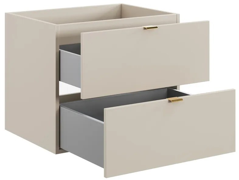 Závěsná skříňka pod umyvadlo Dalia Cashmere 60 cm kašmír