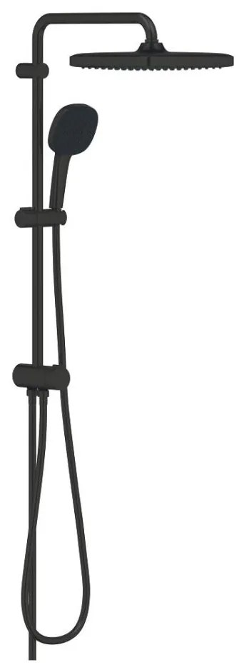 GROHE 266982431 - Sprchový systém VITALIO COMFORT 250 390 mm čierny