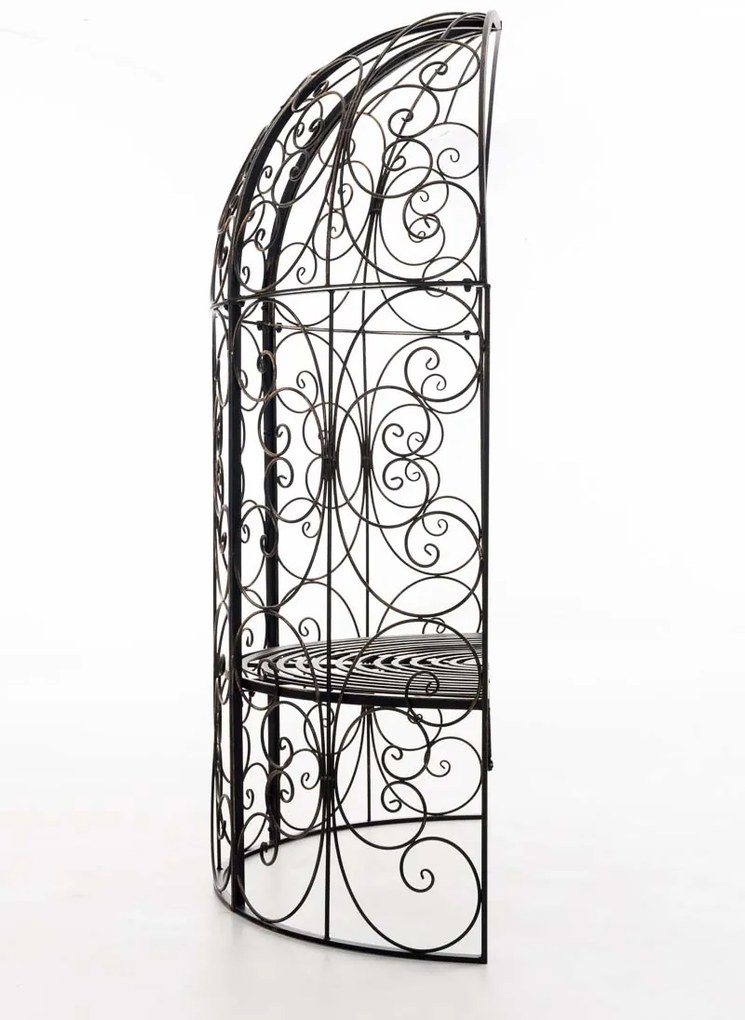 Oblúk na ruže Rosie s lavičkami - Bronzová